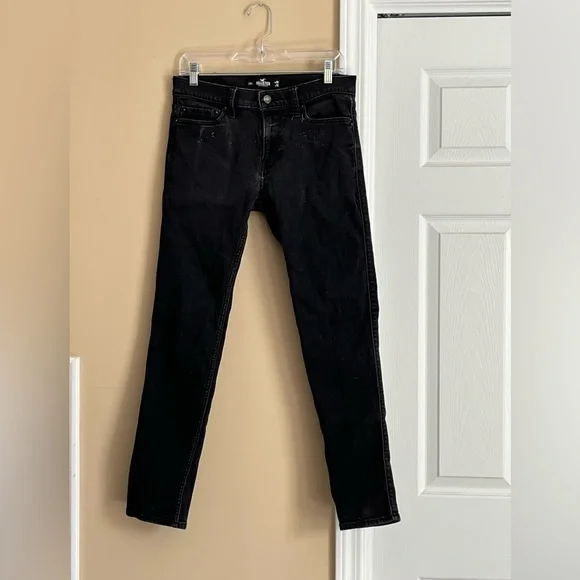 Hollister Mens Black Stretchy Skinny Jeans - Picture 1 of 3